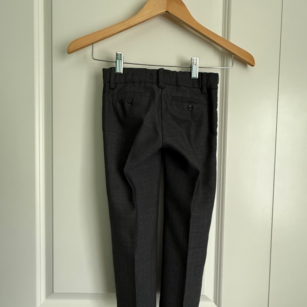 Janie and Jack Boys Charcoal Gray Blazer with Matching Cap - Picture 7 of 12